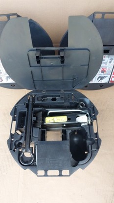 Renault clio iii modus вкладка багаж. домкрат ключ ушко kpl. оригинал фото №1