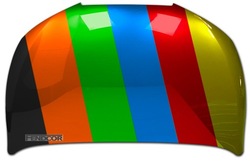 Кришка капот do seat ibiza 4 iv 6j 08-12 lc9z фото №1