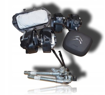 Citroen c3 ii aircross pas натягувач комплект подушка безпеки фото №1