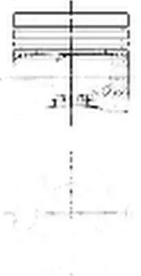 Поршень двигуна 41714600 kolbenschmidt mercedes фото №1