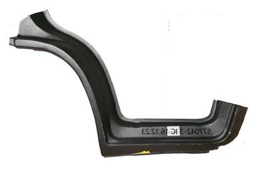 Поріг + підкрилок лівий boxer jumper ducato 2006- фото №1