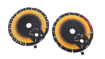 Mercedes gla cla диски спідометра custom жовтий фото №1