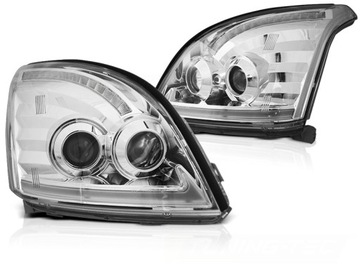 Лампи toyota land cruiser 120 03-09r led динамічний фото №1