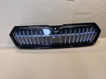 Решітка решітка радіатора skoda enyaq iv 20- cristal face led 5la941107a фото №1