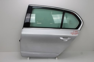 Дверь левый зад skoda superb ii 08-13r sedan la7w фото №1