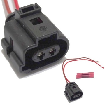 Джгут штекер затискач заднього seat skoda vw golf passat b6,b7 - 1j0973722a фото №1