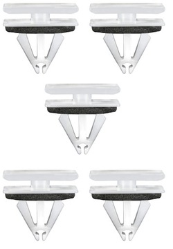 5x кліпса підкрилки opel astra k insignia b mokka фото №1