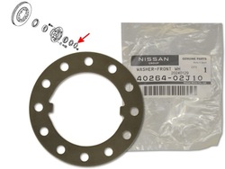 Прокладка защитная nakrętkę подшипник ступицы 40264-02j10 оригинальный номер nissan фото №1