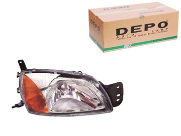 Фара h4 електричний з двигуном колір вкладиш фото №1