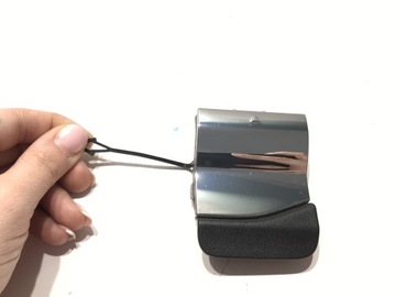 Заглушка фаркоп бампера зад mercedes gla h247 хром фото №1