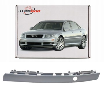 Audi a8 d3 планка решётка w бампере левая новая фото №1