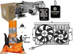 Вентилятор радиатор з корпус audi a1 a3 tt seat alt #petrolhead pro+ kit4 фото №1