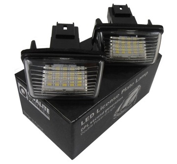 Лампочки led номерного знака citroen c3 c4 c5 xsara picasso фото №1