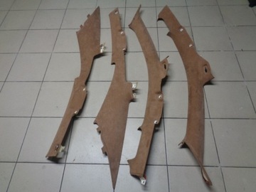 Захисні накладки накладки стійок audi a8 d3 4-os 03-10 амаретто фото №1