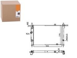 Радіаторів opel astra f 1,6 1,8 nrf фото №1