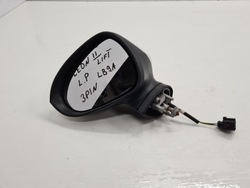 Seat leon ii рестайлінг дзеркало ліві 3pin lb9a англієць фото №1