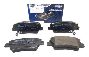 Тормозные колодки тормозные osi зад hella elantra sonata tucson kia oprius soul i фото №1