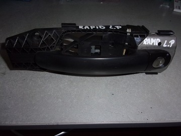 Ручка двері skoda rapid лівий перед фото №1