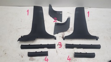 Пластик обшивка захист стійка середнього порога kia sportage iv фото №1