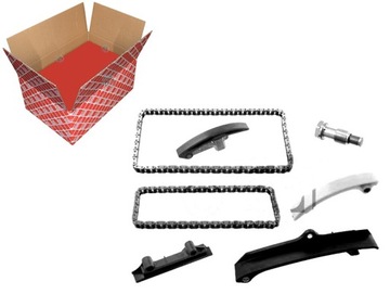 Набор цепи распределительный вал vw golf passat vr6 simple фото №1