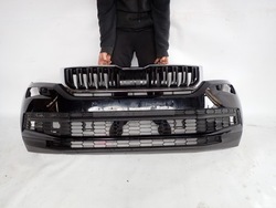 Skoda kodiaq 565 бампер перед переднее 17- pdc spr фото №1