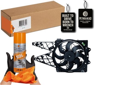 Вентилятор радіатор з корпус fiat doblo doblo cargo #petrolhead pro+ kit4 фото №1