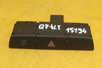Панель переключателей esp света аварийные audi q7 4l 4l1927137a фото №1