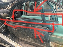 Планка при стекло уплотнитель стекла дверь daewoo lanos фото №1