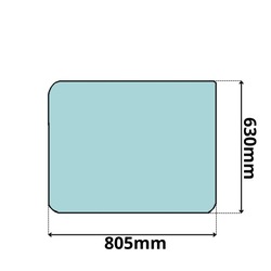 Скло бокова w двері renault magnum dxi права 10- 0179 фото №1