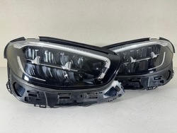 Mercedes e-klasa рестайлинг w213 a213 полный led лампа левая правая перед фары фото №1