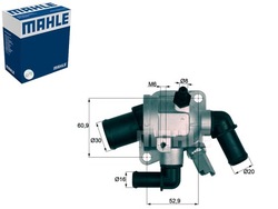 Mahle термостат 55202373 55194271 55224022 1338020 фото №1