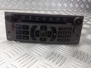 Радио заводские cd peugeot 407 sw 2.0 hdi 96565708yw фото №1