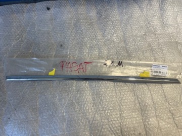 Vw passat b6 планка хром дверь правые зад 3c0853754c фото №1