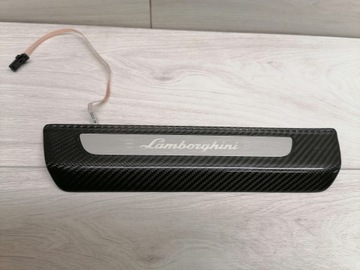 Планка порогова карбон lamborghini urus фото №1