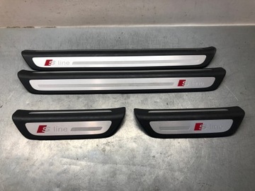 Audi q3 8u s line накладки планки порогові kpl оригінал фото №1