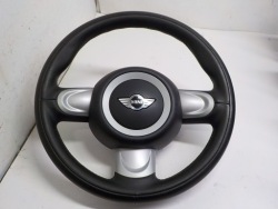 Mini cooper r56 r57 r58 r60 countryman руль кожа подушка фото №1