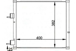 Behr hella конденсатор кондиціонера ford ka 1.3 i r фото №1