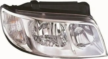 Фара лампа hyundai matrix fc 01-10 права depo фото №1