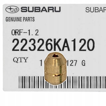 Restryktor turbo subaru 22326ka120 oem фото №1