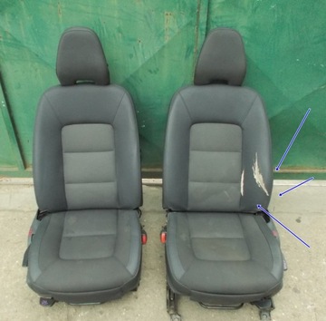 Volvo v70 09r сидіння диван напівшкіра комплект фото №1