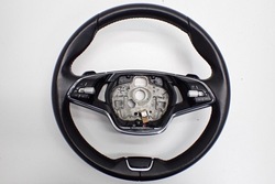 Кермо шкіра пелюстки skoda octavia iv 5e3 22r фото №1