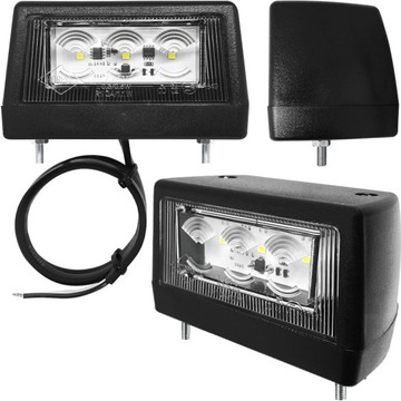 Лампа освітлення номерного знака реєстраційний 6 led фото №1