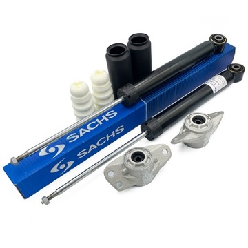 Амортизатор зад seat leon ii + отбойники подушки kpl фото №1