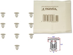 Subaru legacy v 09- кліпса кліпса штифт капота 10x фото №1