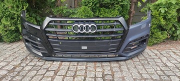 Audi q5 ii 80a s-line перед бампер переднє решітка ew. sq5 sline i рестайлінг фото №1