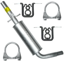 Глушник середній vw new beetle i 1 9c 1.4 1.6 97- фото №1