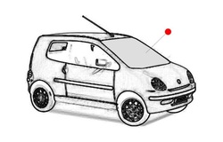 Стекло передняя лобовое aixam 300 400 500 фото №1