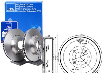 Ate комплект bębnów гальмівних 568270 329262b 7003 фото №1