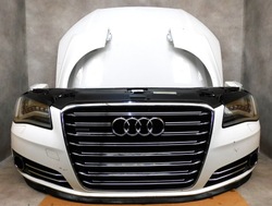 Audi a8 d4 4h комплектный перед бампер лампы капот pas полный led фото №1