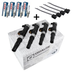 4x котушка штекер свічка запалювання renault clio ii iii thalia modus kangoo 1.4 1.6 16v фото №1